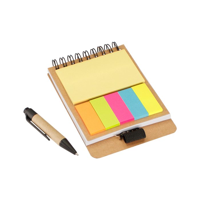 Libreta Memo Set Ecológico con Bolígrafo - Imagen 2