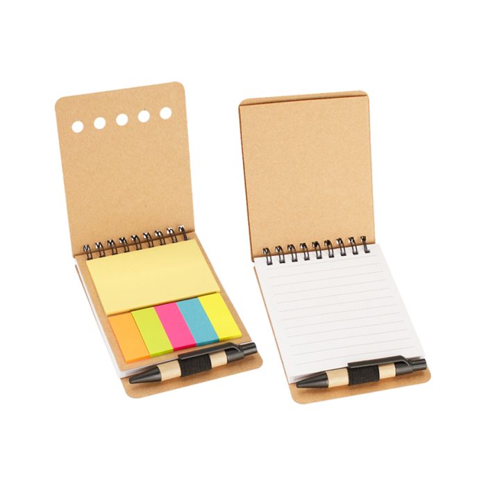 Libreta Memo Set Ecológico con Bolígrafo - Imagen 4