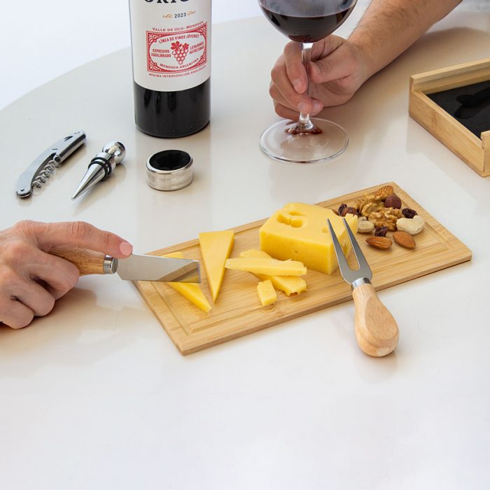 Set de vino y Tabla para quesos Winchester - Imagen 8