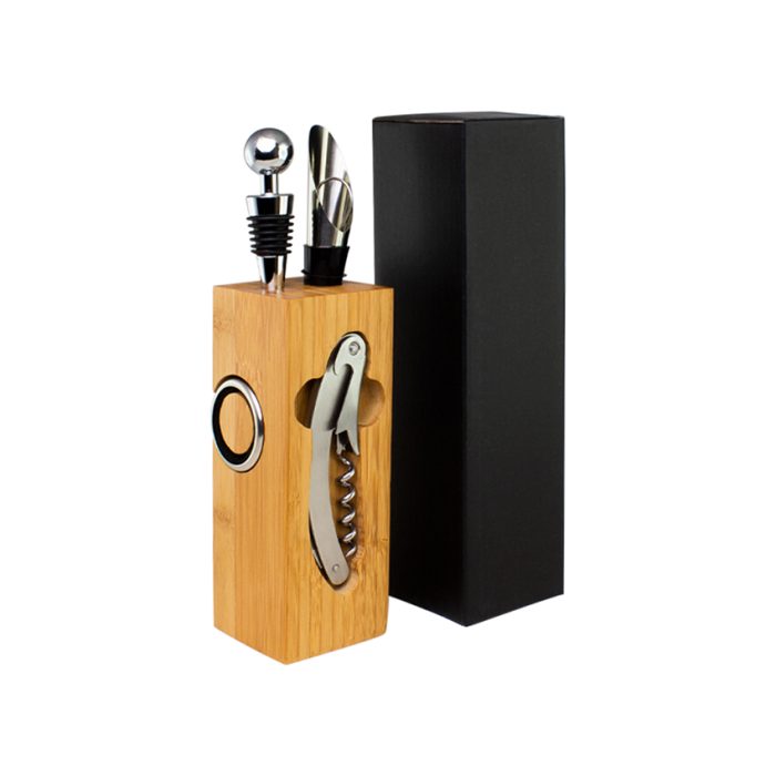 Set de Vino rectangular de Bamboo - imagen 6