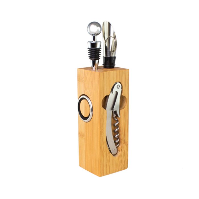 GT32-_6 Set de Vino rectangular de Bamboo