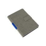 Cuaderno Gris cierre imantado