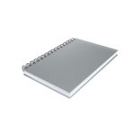 Cuaderno matemáticas tapa dura plateada - Imagen 3