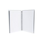 Cuaderno matemáticas tapa dura plateada - Imagen 4