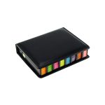 Set de Notas Adhesivas de PU Negro