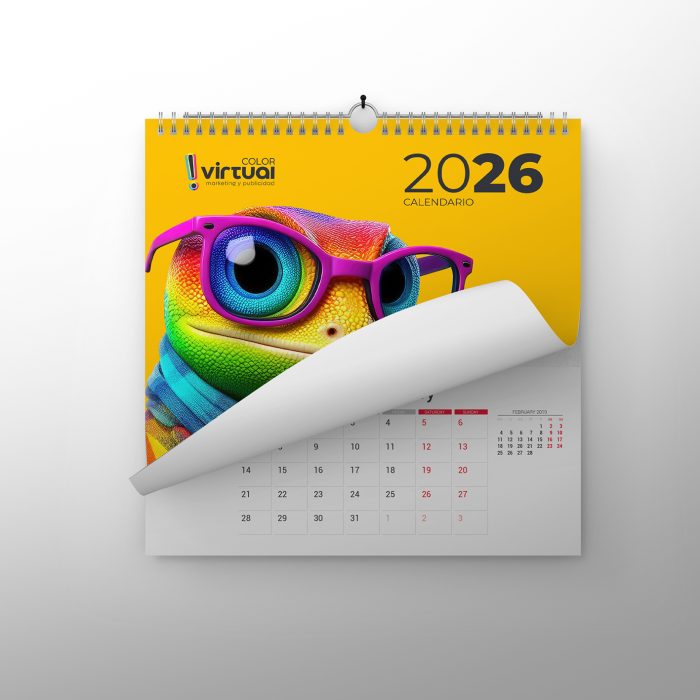 Calendario Mensual Anillado - Imagen 1